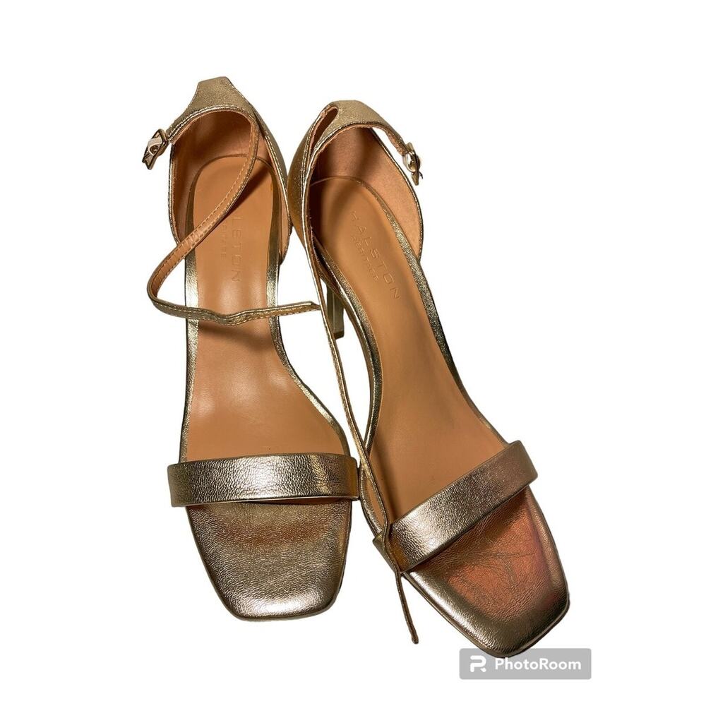 Halston Heritage | Leather Strappy Sandal Heels